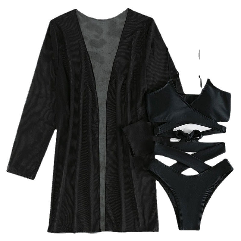 Damen Bikiniset mit verstellbaren Trägern und raffiniertem Schnitt R&B