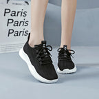 Damen atmungsaktive Freizeitsneaker mit innovativem Netzdesign und rutschfester Sohle R&B