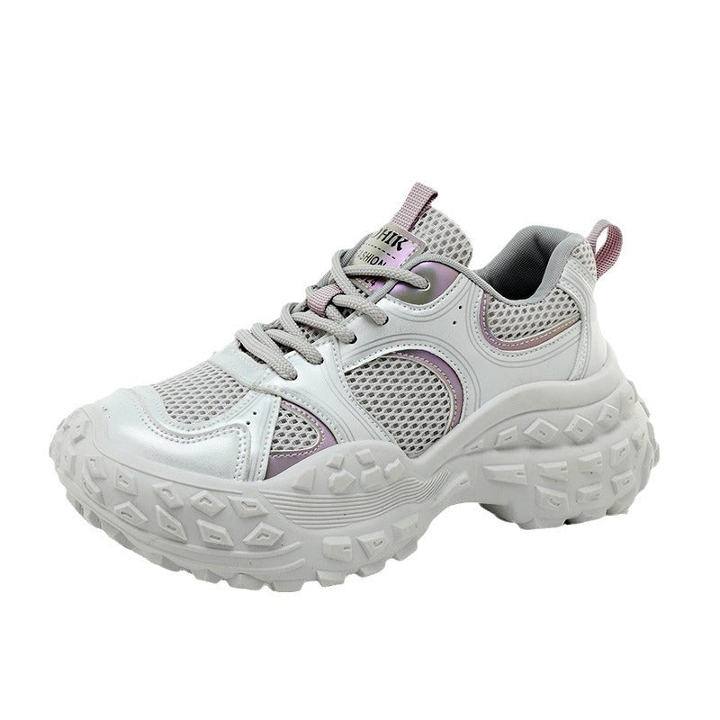 Damen atmungsaktive Freizeitsneaker mit dämpfender Sohle und modernem Laufdesign R&B