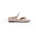 Damen Slipper mit elegantem Riemendesign und modischem Knoten R&B