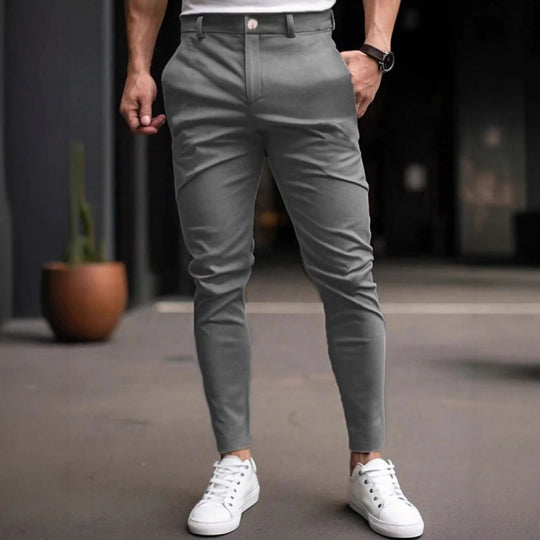 Herren Chinohose Slim Fit mit Seitentaschen