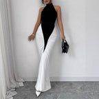 Damen Elegantes, figurbetontes Abendkleid mit Kunstseiden-Raffung R&B