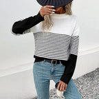 R&B | Gestreifter Strickpullover Für Bequeme Outfits