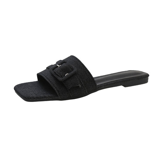 Damen Modische Riemensandalen mit Schnallenverschluss R&B