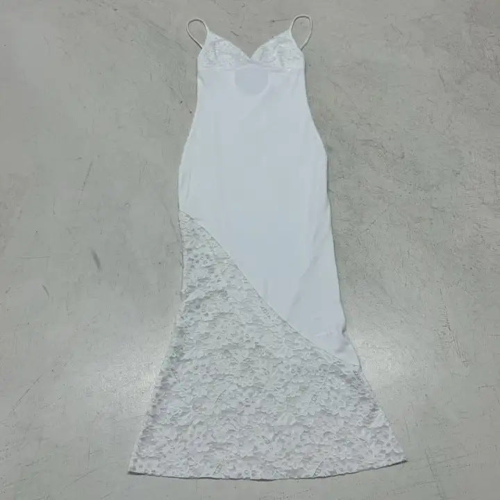 Damen Glamouröses Spitzenkleid im A-Linien-Schnitt R&B