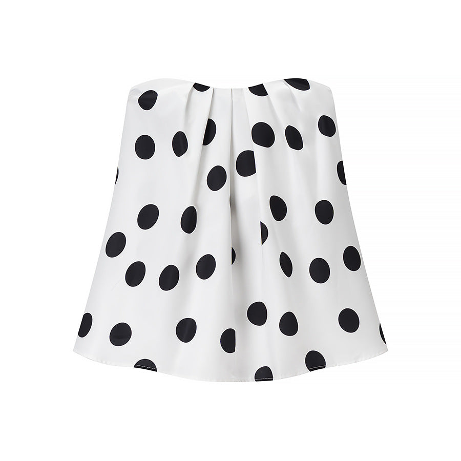 Damen weit geschnittene Culotte mit punktemuster R&B