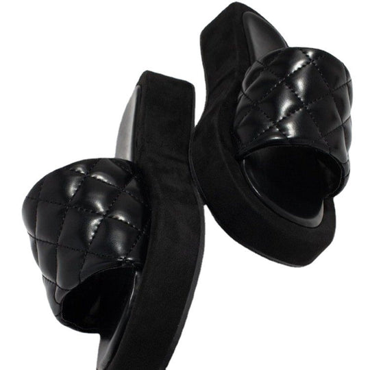 Damen Bequeme Slipper mit gepolstertem Riemen und rutschfester Sohle R&B