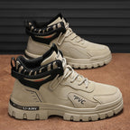 Damen robuste High-Top Sneakers mit verstärkter Sohle und atmungsaktivem Obermaterial R&B