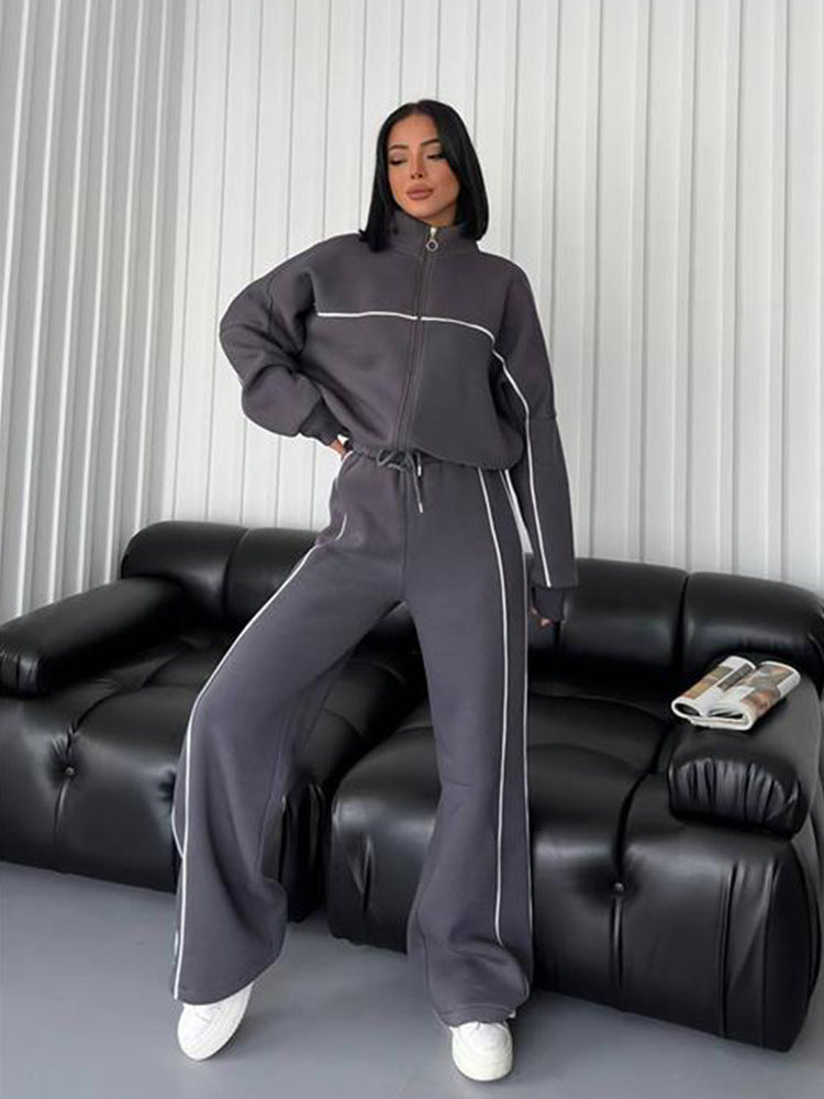 Damen stylisches Sport-Set mit modischem Schnitt R&B