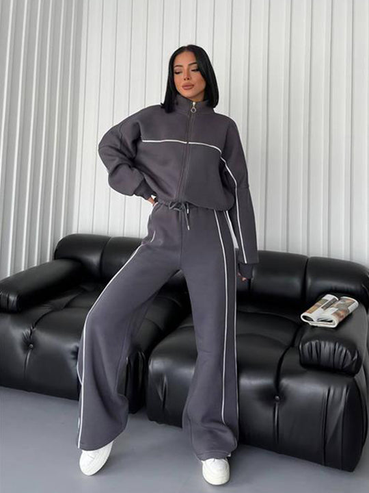 Damen stylisches Sport-Set mit modischem Schnitt R&B