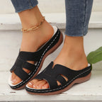 Damen Komfortable Slipper mit elegantem Design R&B