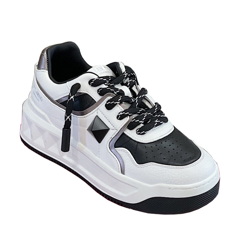 Damen Chunky Sneakers mit atmungsaktiver Oberflächenstruktur und rutschfester Sohle R&B