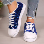 Damen Glamouröse Sneakers mit funkelnden Pailletten R&B