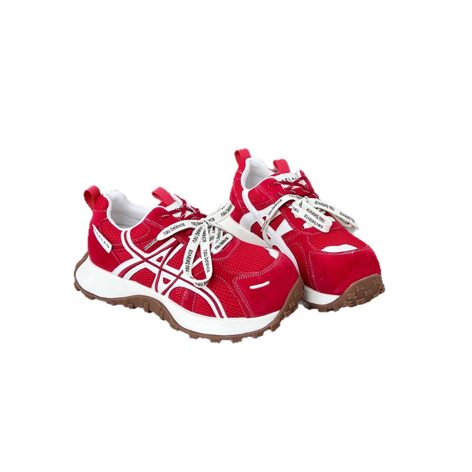 Damen vielseitige Sport Sneakers mit atmungsaktivem Mesh und robustem Obermaterial R&B