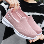 Damen Atmungsaktive Slip-On Laufschuhe mit weichem Innenfutter