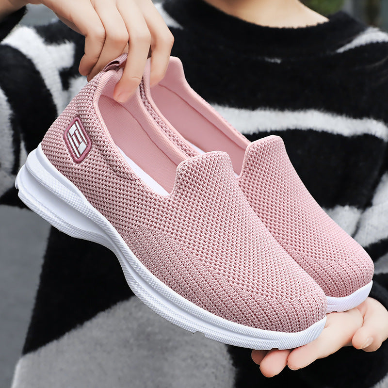 Damen Atmungsaktive Slip-On Laufschuhe mit weichem Innenfutter