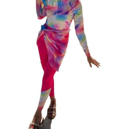 Damen Modischer Beachwear-Anzug mit Wickeldesign R&B