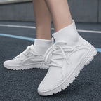 Damen Hochwertige und atmungsaktive Sneaker mit elastischem Schaft