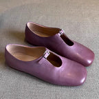 Damen elegante Mary Jane Schuhe mit modischem Riemen und weichem Leder R&B