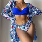Damen Strandkleid mit floralen Mustern R&B
