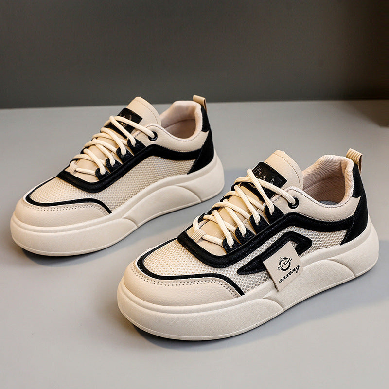 Damen Sportliche Sneakers mit atmungsaktiver Mesh-Oberfläche und elastischer Sohle R&B