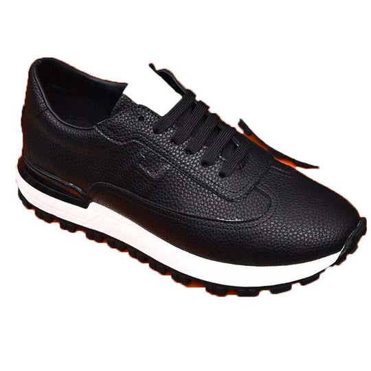 Damen Sportliche Sneakers aus hochwertigem Leder mit rutschfester Laufsohle R&B