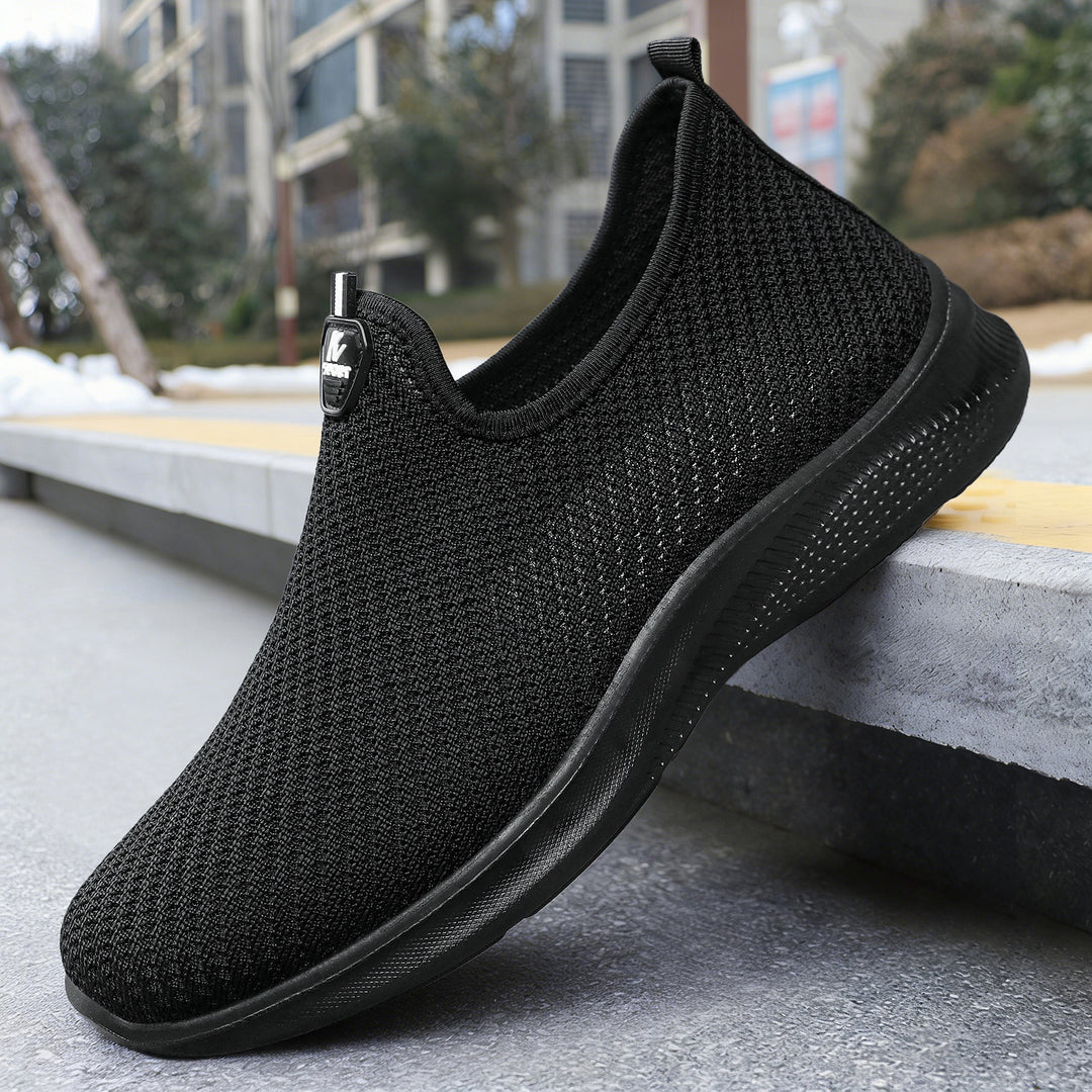 Damen Bequeme und leichte Slip-On Sneakers mit atmungsaktiver Struktur R&B