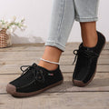 Damen Freizeit Sneaker mit elastischen Schnürsenkeln und rutschfester Sohle R&B