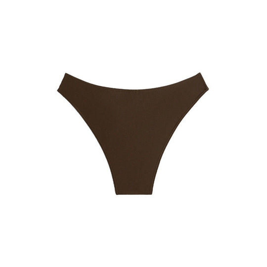 Damen Hochgeschnittener Bikini-Slip mit dekorativen Ringen R&B