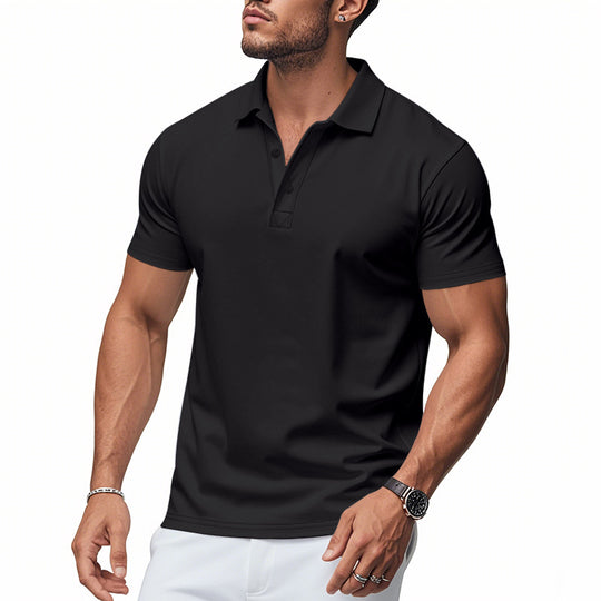 Herren Polohemd mit modernem Schnelltrocknungsstoff und eleganter Passform R&B