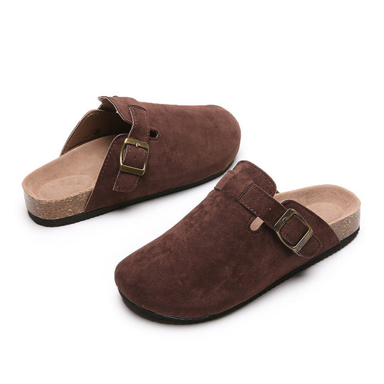 Damen Bequeme Clogs mit verstellbarem Riemen und ergonomischer Sohle R&B