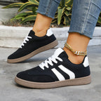 Damen Sportliche Sneaker mit klassischer Schnürung und rutschfester Sohle R&B