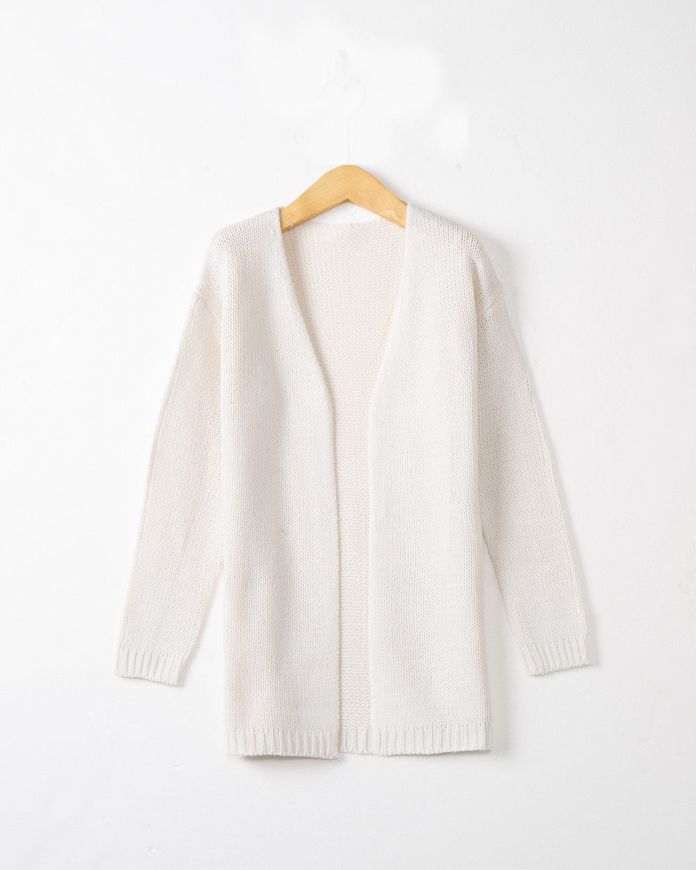 Damen Offene Strickjacke mit lässigem Schnitt und Taschen R&B