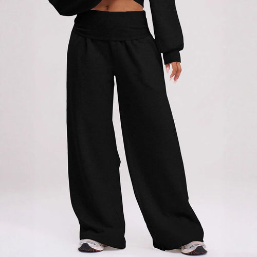Damen Lässige weit geschnittene Freizeithose R&B