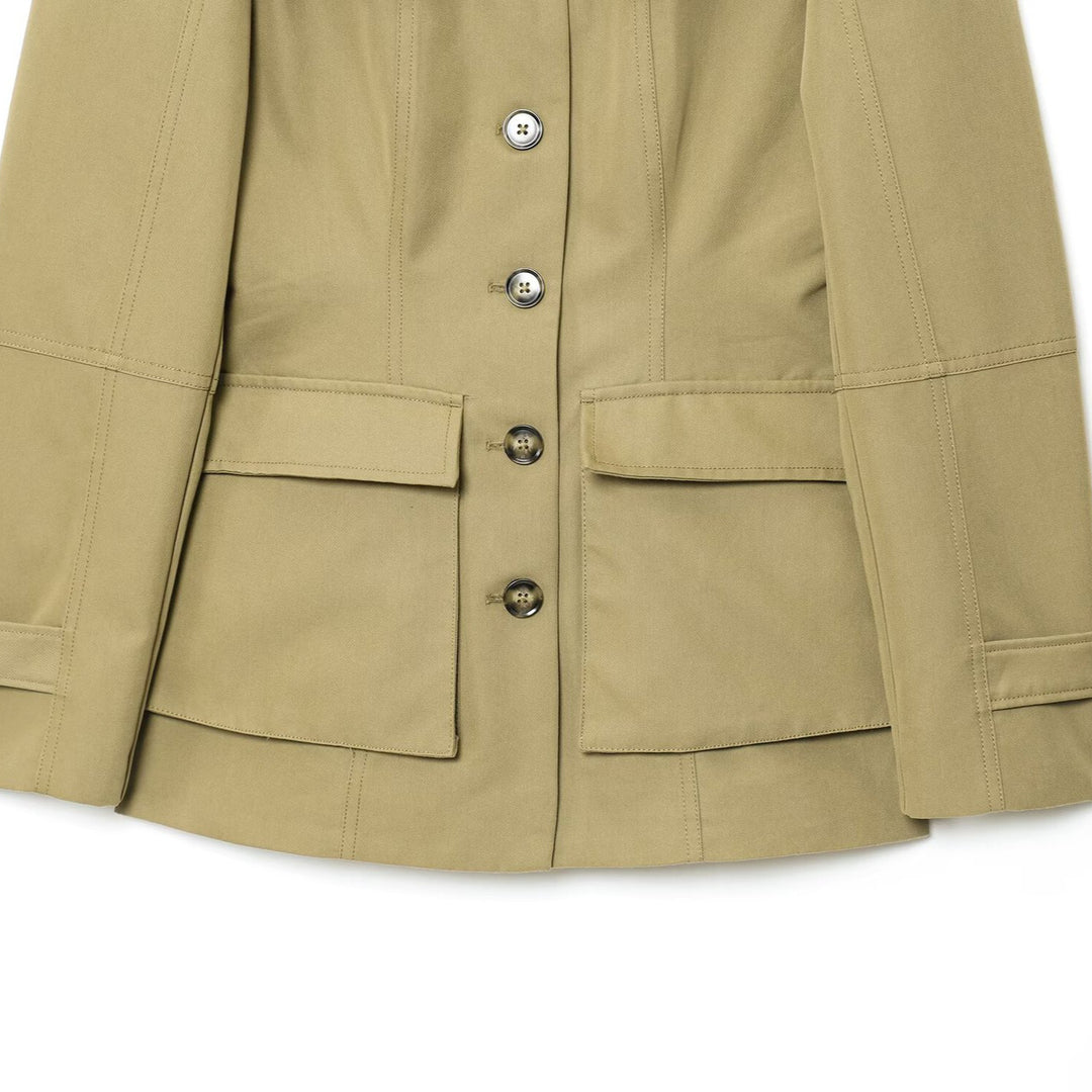 Damen Utility-Jacke mit praktischen Taschen R&B