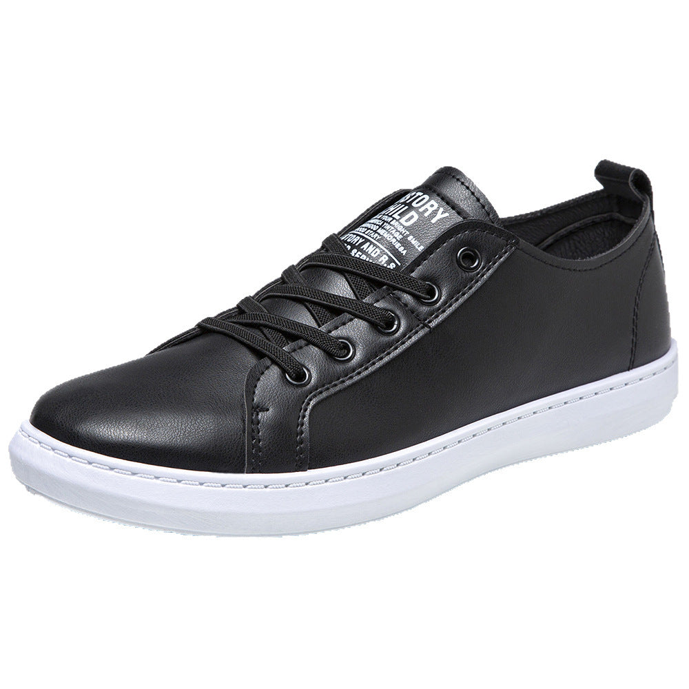 Herren Casual-Leder Sneakers mit rutschfester Sohle und atmungsaktivem Innenfutter R&B