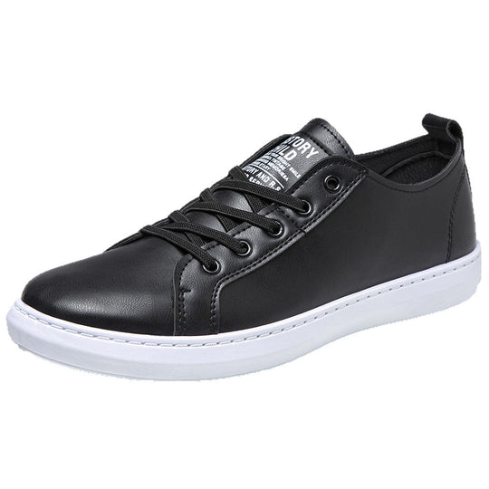 Herren Casual-Leder Sneakers mit rutschfester Sohle und atmungsaktivem Innenfutter R&B