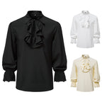 Damen Bluse mit Rüschendetails und Spitzenabschlüssen