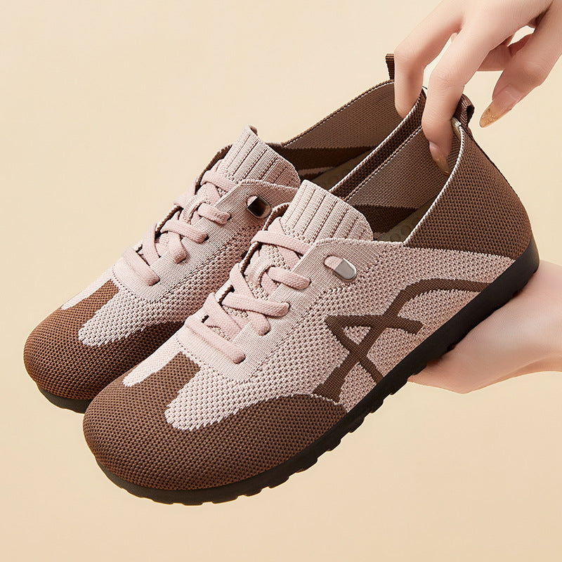 Damen Atmungsaktive Freizeit-Sneaker mit elastischem Obermaterial R&B