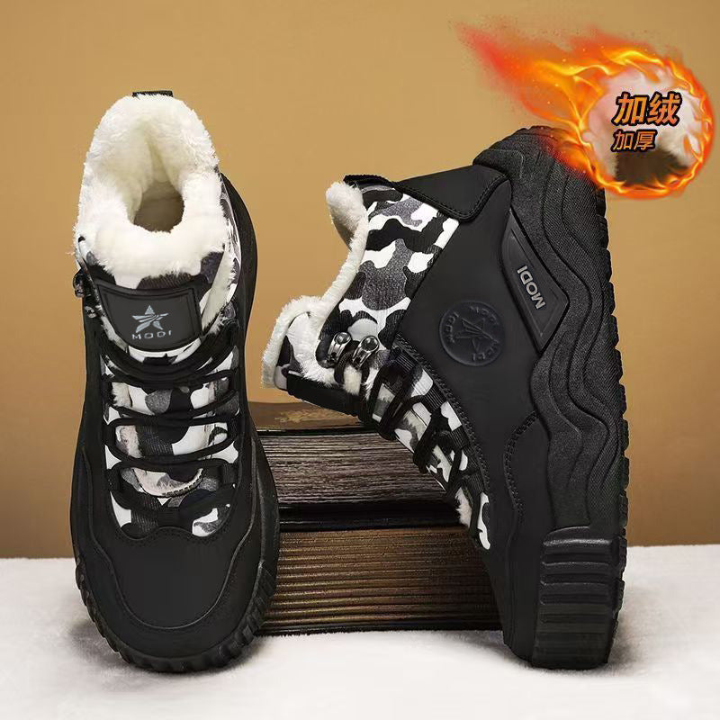 Damen warme gefütterte Wanderstiefel R&B