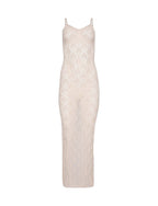 Damen lässiges Strickkleid mit seitlichem Schlitz und tiefem V-Ausschnitt R&B