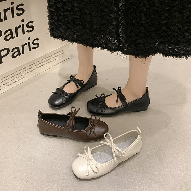 Damen Ballerinas mit dekorativer Schleifenverzierung R&B