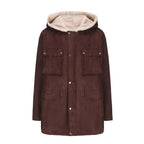 Damen Wickeljacke mit kuscheligem Innenfutter R&B