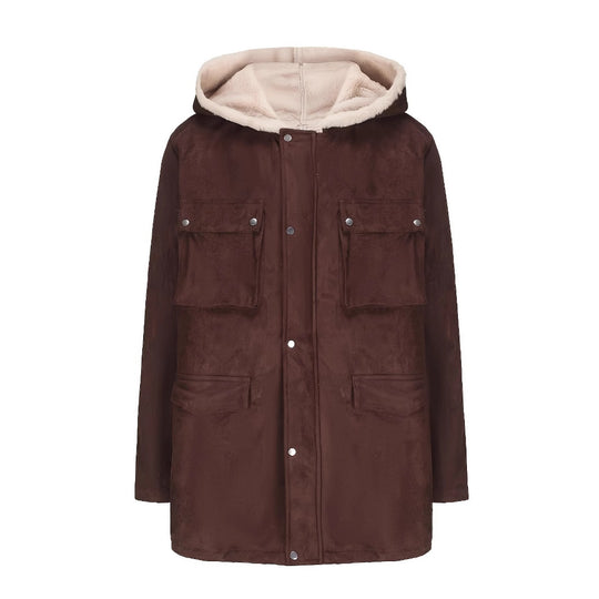 Damen Wickeljacke mit kuscheligem Innenfutter R&B