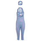 Damen Verspielter Polka-Dots Einteiler mit Band R&B