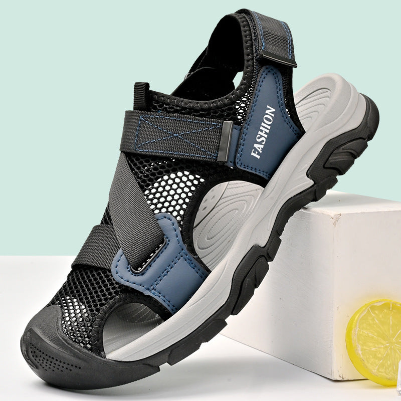 Damen Bequeme und atmungsaktive Outdoor-Sandalen mit rutschfester Sohle R&B