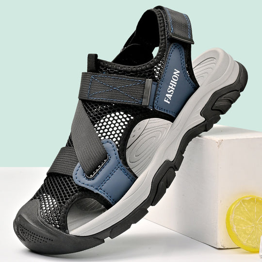 Damen Bequeme und atmungsaktive Outdoor-Sandalen mit rutschfester Sohle R&B