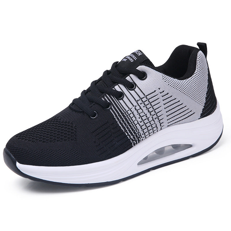 Damen Sportliche Dämpfungssneakers mit atmungsaktivem Obermaterial und rutschfester Sohle R&B