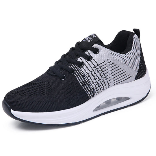 Damen Sportliche Dämpfungssneakers mit atmungsaktivem Obermaterial und rutschfester Sohle R&B