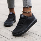 Damen Sportliche Leichtgewicht Sneakers mit atmungsaktivem Obermaterial